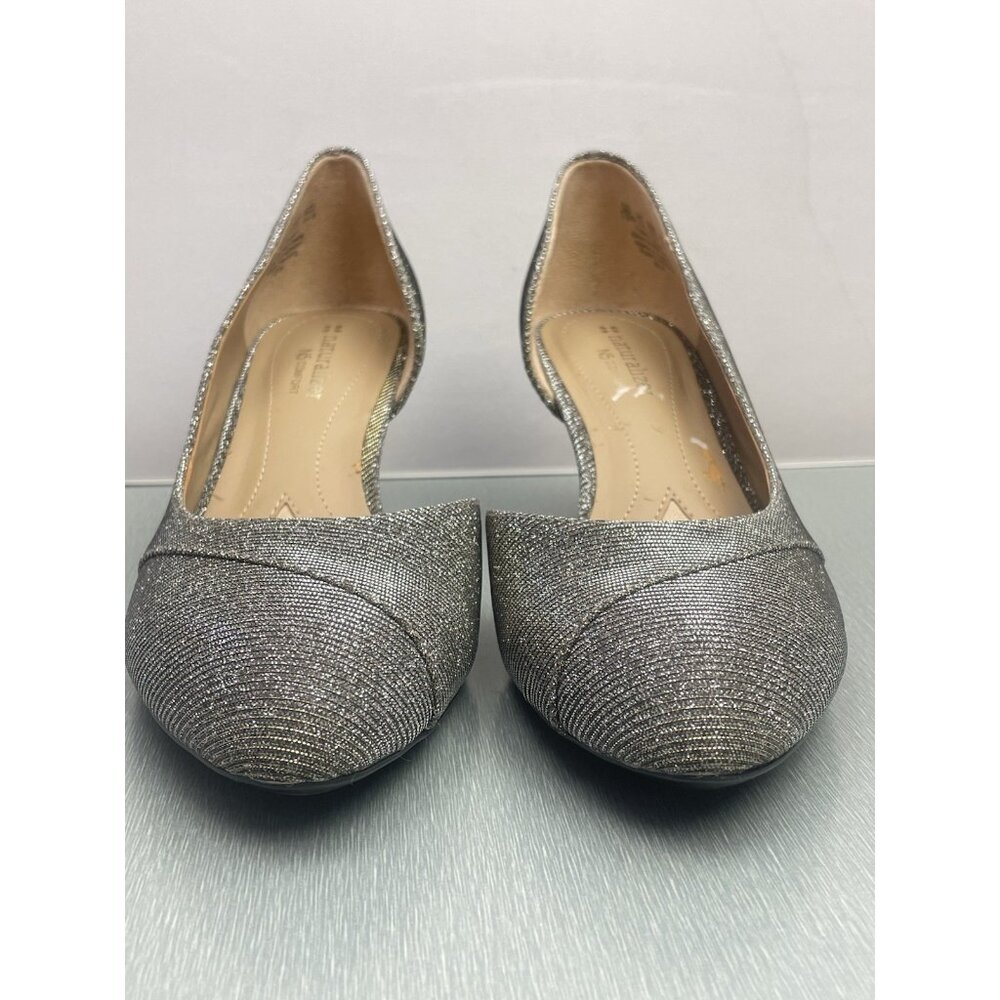 Naturalizer Deva Pewter Glitter Womens heels size 7.5 M Comfort - Picture 9 of 13